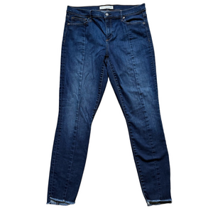 GAP Blue Skinny Jeans with Cropped Tapered Fit Women’s 32 Casual Denim Basic